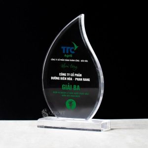 Mẫu biểu trưng mica truyền thống hình giọt nước