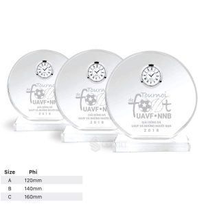 Các size biểu trưng mica hình tròn