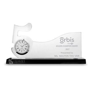 Biểu trưng mica gắn đồng hồ