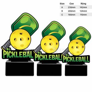 Các size cúp Pickleball