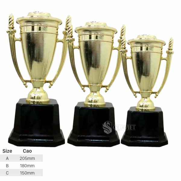 Các size cúp nhựa tốt nghiệp