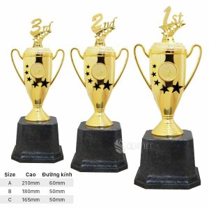 Các size cúp khen thưởng JT1011